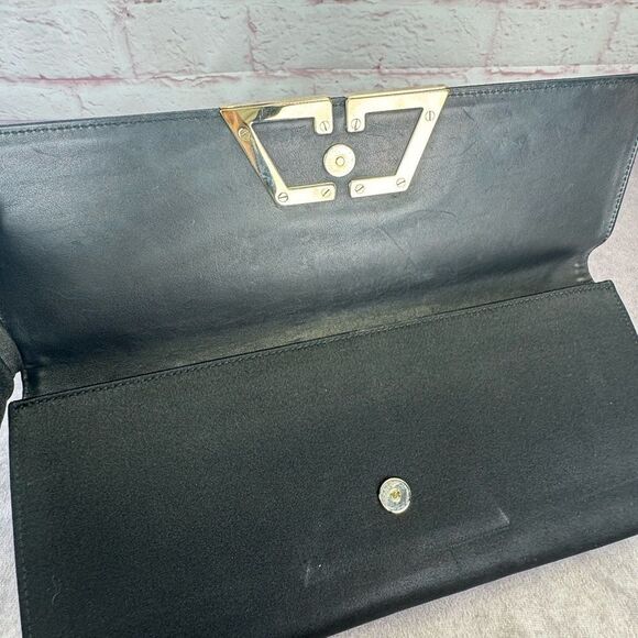 Gucci Tom Ford Large Satin Clutch Black - Picture 6 of 10